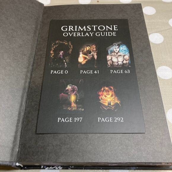 04 Onyx Box GRIMSTONE Sophie Lark LIKE NEW Slipcase w/Sprayed Edges & Letter - Picture 5 of 6